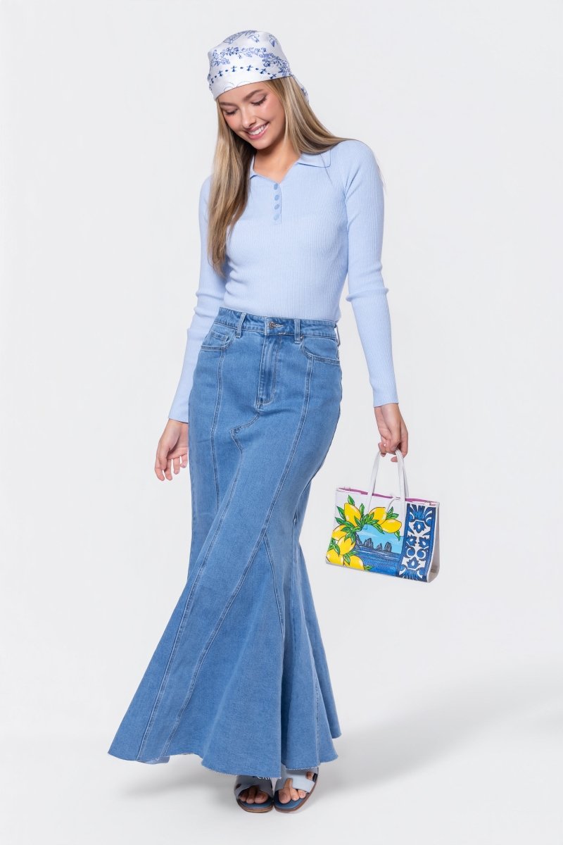 Bailey Top (Light Blue) - Top - Yakira Bella