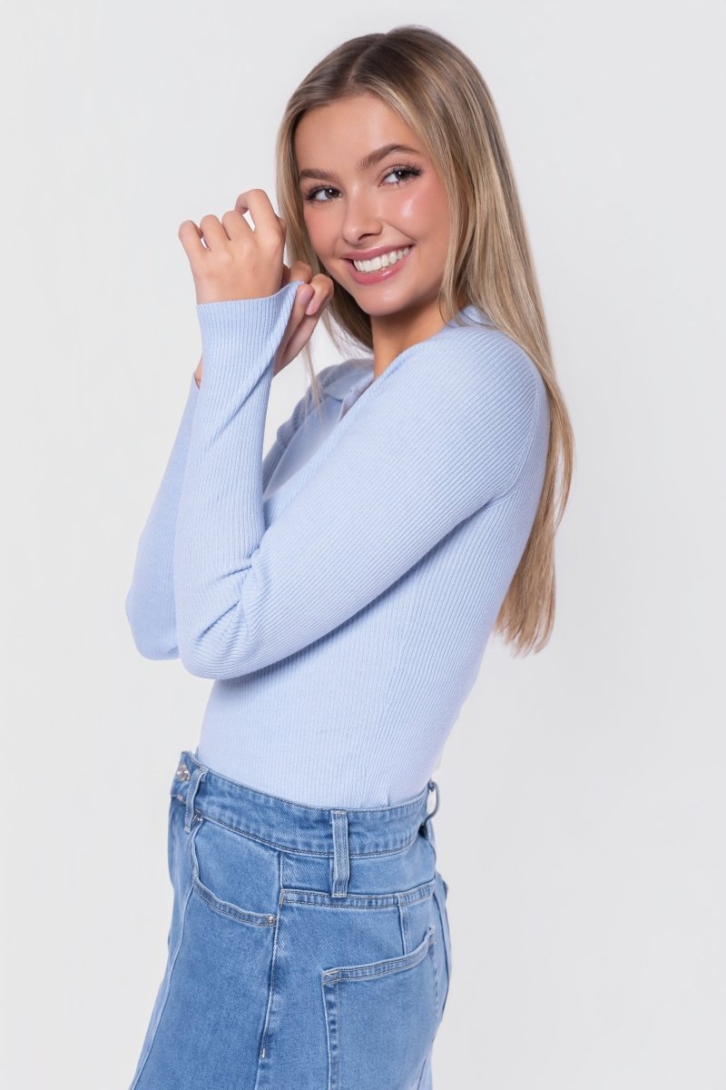 Bailey Top (Light Blue) - Top - Yakira Bella