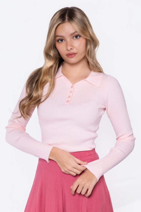 Bailey Top (Light Pink) - Top - Yakira Bella