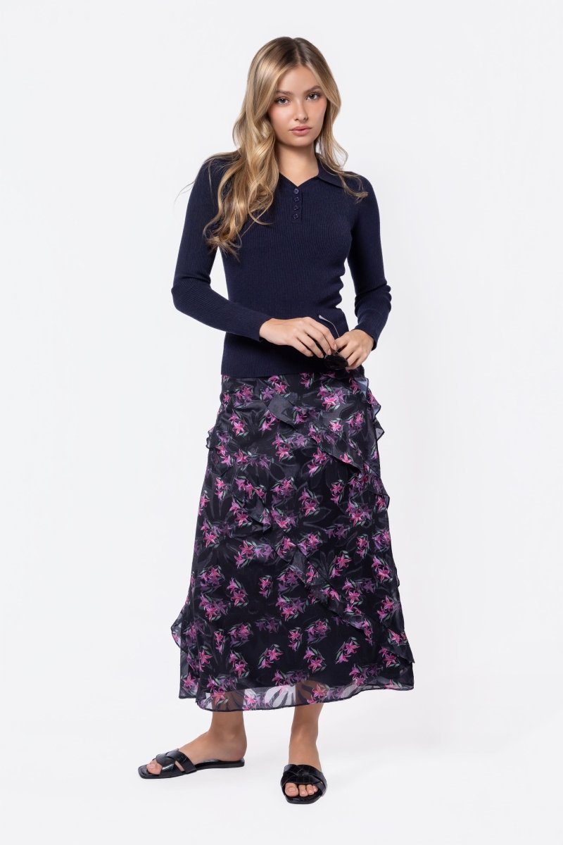 Bailey Top (Navy) - Top - Yakira Bella