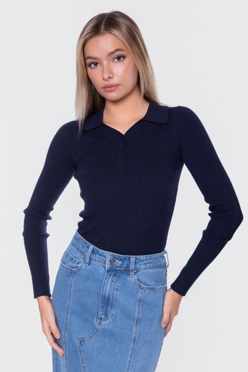 Bailey Top (Navy) - Top - Yakira Bella