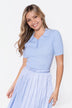 Bailey Top Short Sleeve (Light Blue)