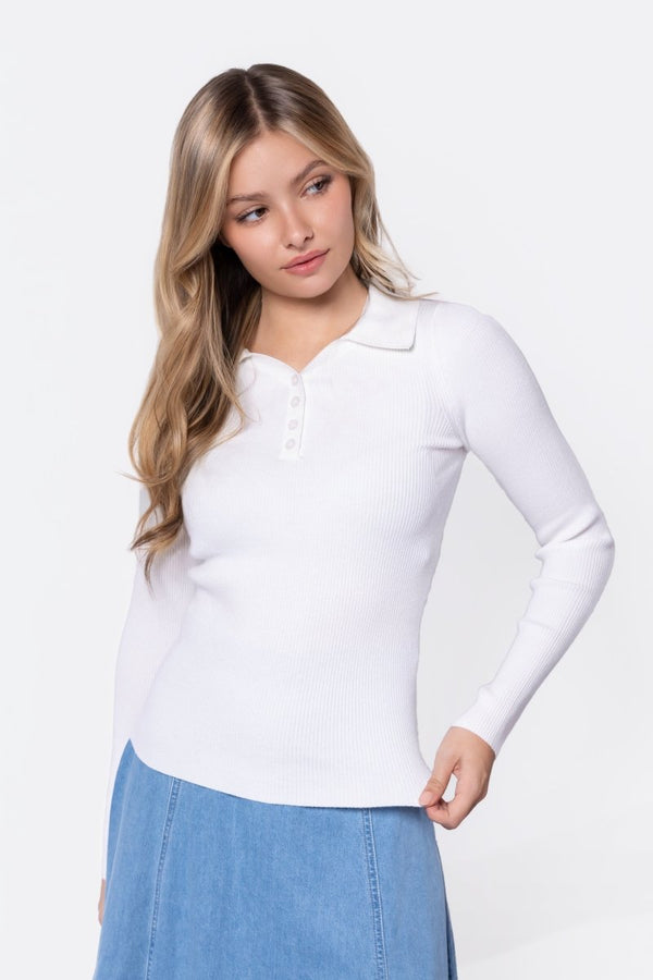 Bailey Top (White) - Top - Yakira Bella