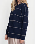 BALI SWEATER (NAVY) - Top - Yakira Bella