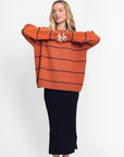 BALI SWEATER (RUST BROWN) - Top - Yakira Bella