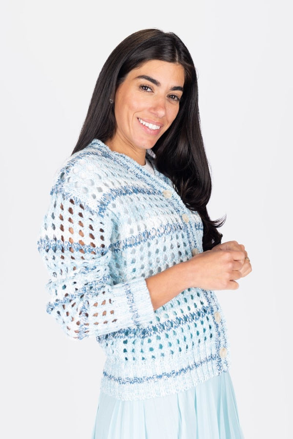 BELEN CARDIGAN (BLUE) - Top - Yakira Bella