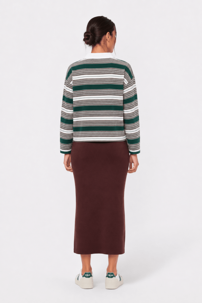 Bennie Top (Green Brown) - Top - Yakira Bella