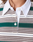 Bennie Top (Green Brown) - Top - Yakira Bella