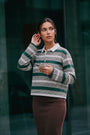 Bennie Top (Green Brown) - Top - Yakira Bella