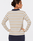 Bennie Top (Ivory Navy) - Top - Yakira Bella