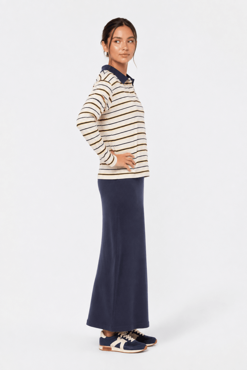 Bennie Top (Ivory Navy) - Top - Yakira Bella