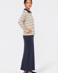 Bennie Top (Ivory Navy) - Top - Yakira Bella