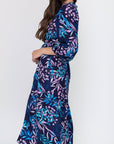 BLAKE DRESS (PURPLE PATTERN) - Dress - Yakira Bella