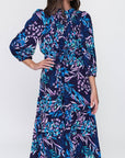 BLAKE DRESS (PURPLE PATTERN) - Dress - Yakira Bella