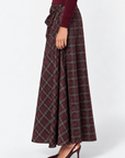 Bonita Skirt (Burgundy) - Skirt - Yakira Bella
