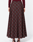 Bonita Skirt (Burgundy) - Skirt - Yakira Bella