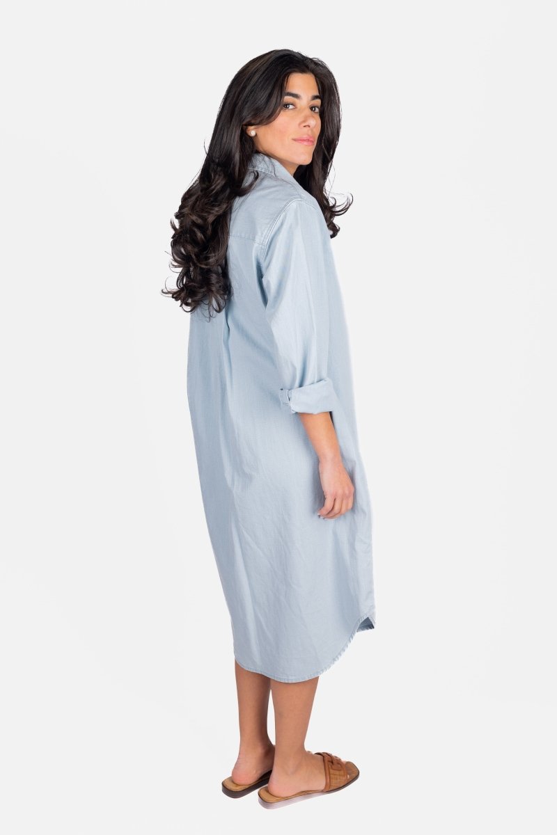 BONNIE DRESS 41&quot; (BLUE) - Dress - Yakira Bella