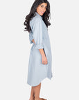 BONNIE DRESS 41" (BLUE) - Dress - Yakira Bella