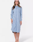 Bonnie Dress 42" (Blue) - Dress - Yakira Bella