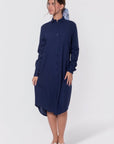 Bonnie Dress 42" (Navy) - Dress - Yakira Bella