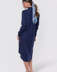 Bonnie Dress 42" (Navy) - Dress - Yakira Bella