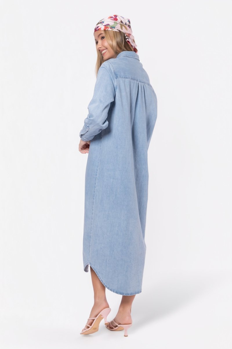 Bonnie Dress 49" (Blue) - Dress - Yakira Bella