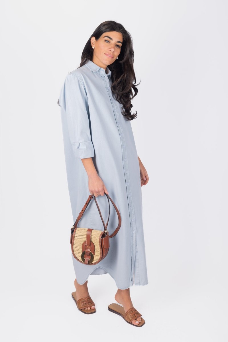 BONNIE DRESS 49&quot; (LIGHT BLUE) - Dress - Yakira Bella