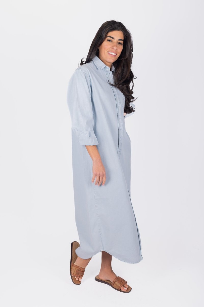 BONNIE DRESS 49&quot; (LIGHT BLUE) - Dress - Yakira Bella