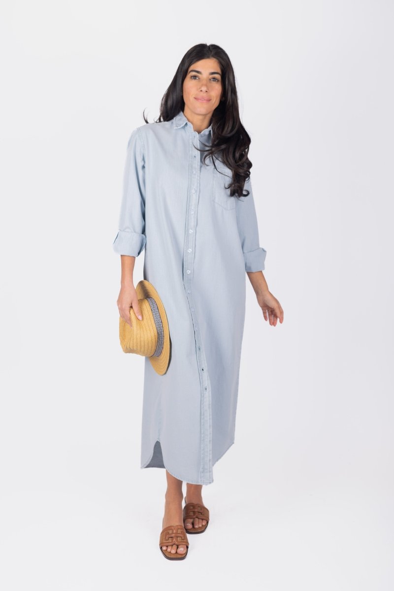 BONNIE DRESS 49&quot; (LIGHT BLUE) - Dress - Yakira Bella