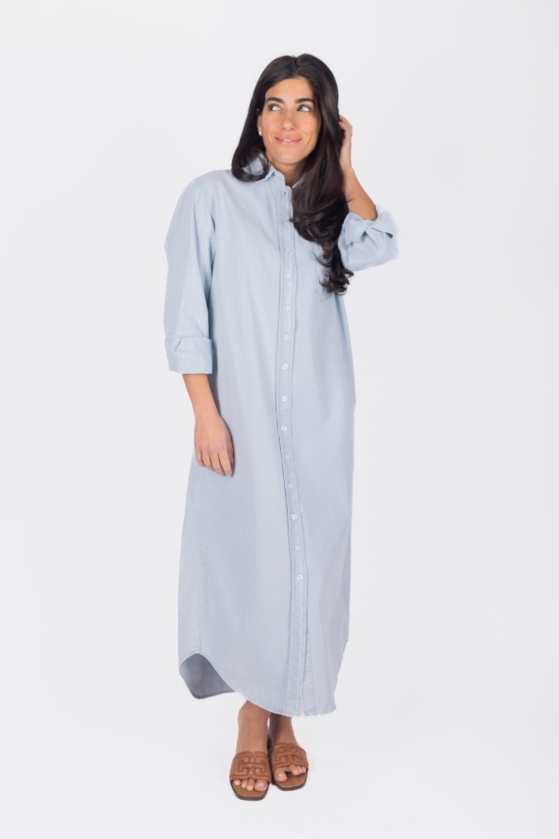 BONNIE DRESS 49" (LIGHT BLUE) - Dress - Yakira Bella