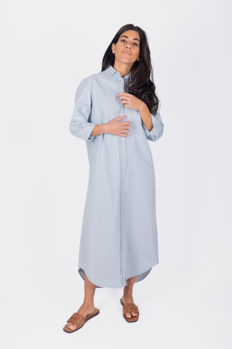 BONNIE DRESS 49" (LIGHT BLUE) - Dress - Yakira Bella