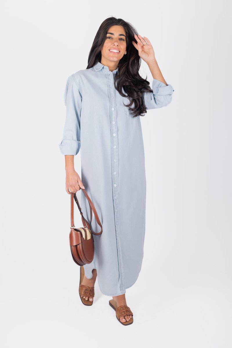 BONNIE DRESS 49" (LIGHT BLUE) - Dress - Yakira Bella