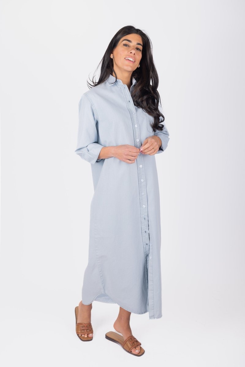 BONNIE DRESS 49&quot; (LIGHT BLUE) - Dress - Yakira Bella