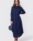 Bonnie Dress 49" (Navy) - Dress - Yakira Bella