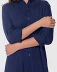 Bonnie Dress 49" (Navy) - Dress - Yakira Bella