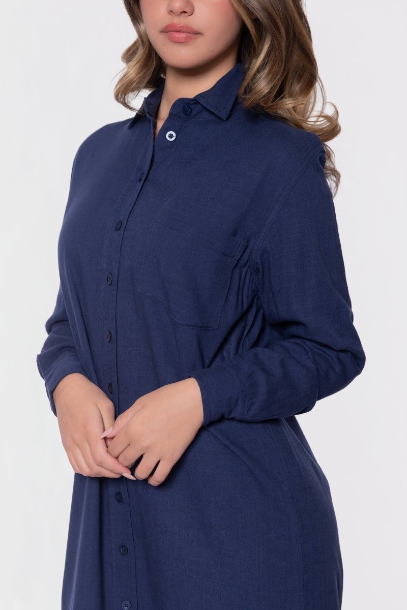 Bonnie Dress 49" (Navy) - Dress - Yakira Bella