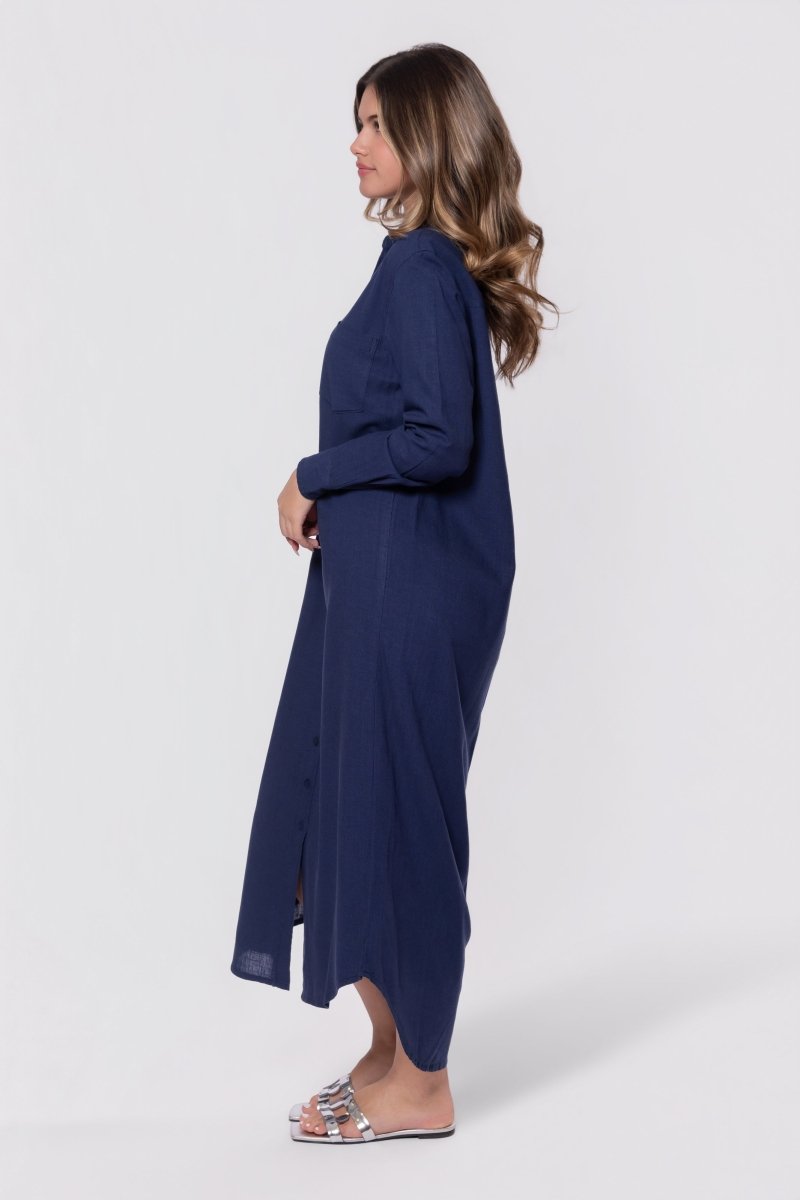 Bonnie Dress 49" (Navy) - Dress - Yakira Bella