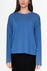 BOXY LONG SLEEVE TEE (DENIM) - Top - Yakira Bella