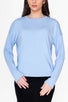 BOXY LONG SLEEVE TEE (LIGHT BLUE) - Top - Yakira Bella