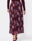 Bria Skirt (Burgundy Pattern) - Skirt - Yakira Bella