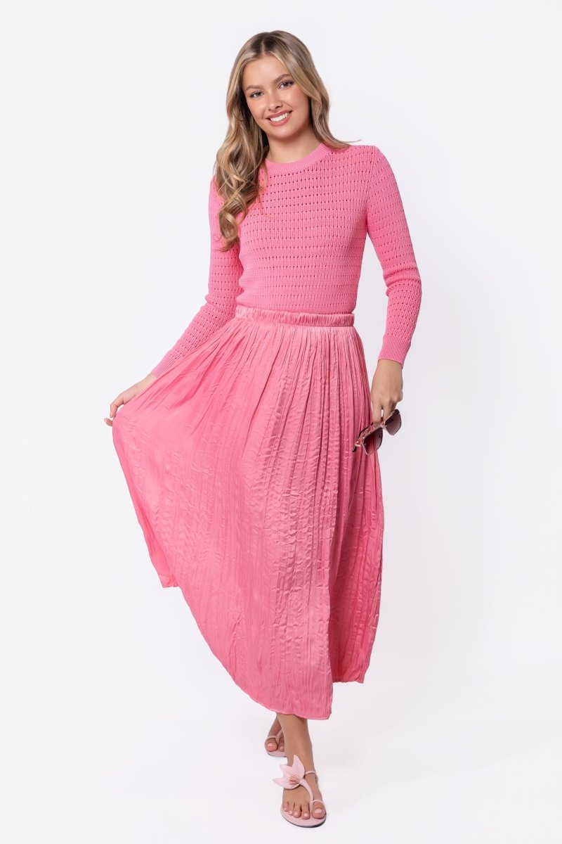 Bria Skirt (Coral Pink) - Skirt - Yakira Bella