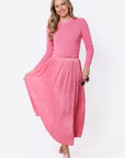 Bria Skirt (Coral Pink) - Skirt - Yakira Bella