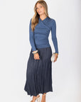Bria Skirt (Dark Navy) - Skirt - Yakira Bella