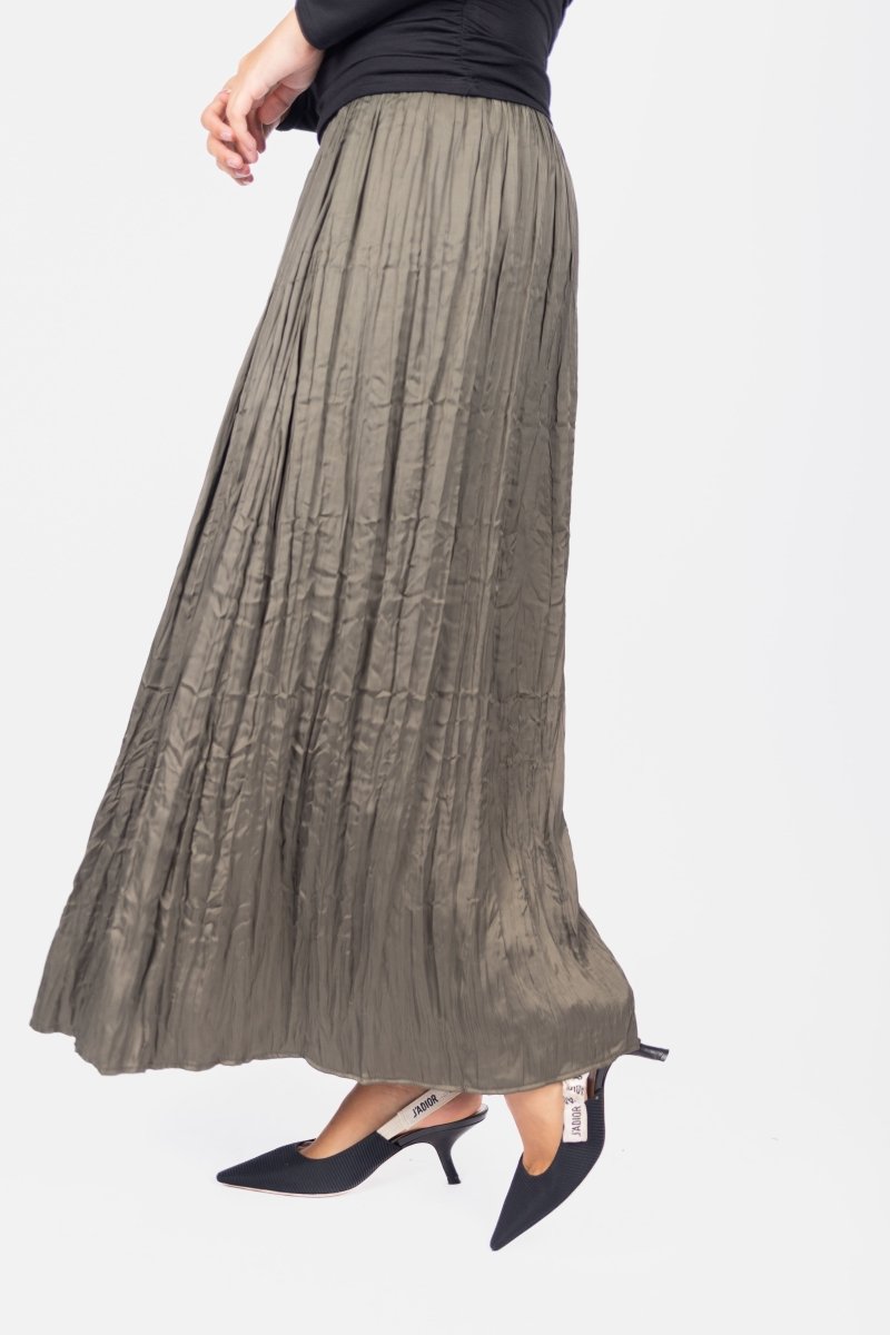 Bria Skirt (Dark Olive) - Skirt - Yakira Bella