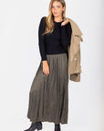 Bria Skirt (Dark Olive) - Skirt - Yakira Bella