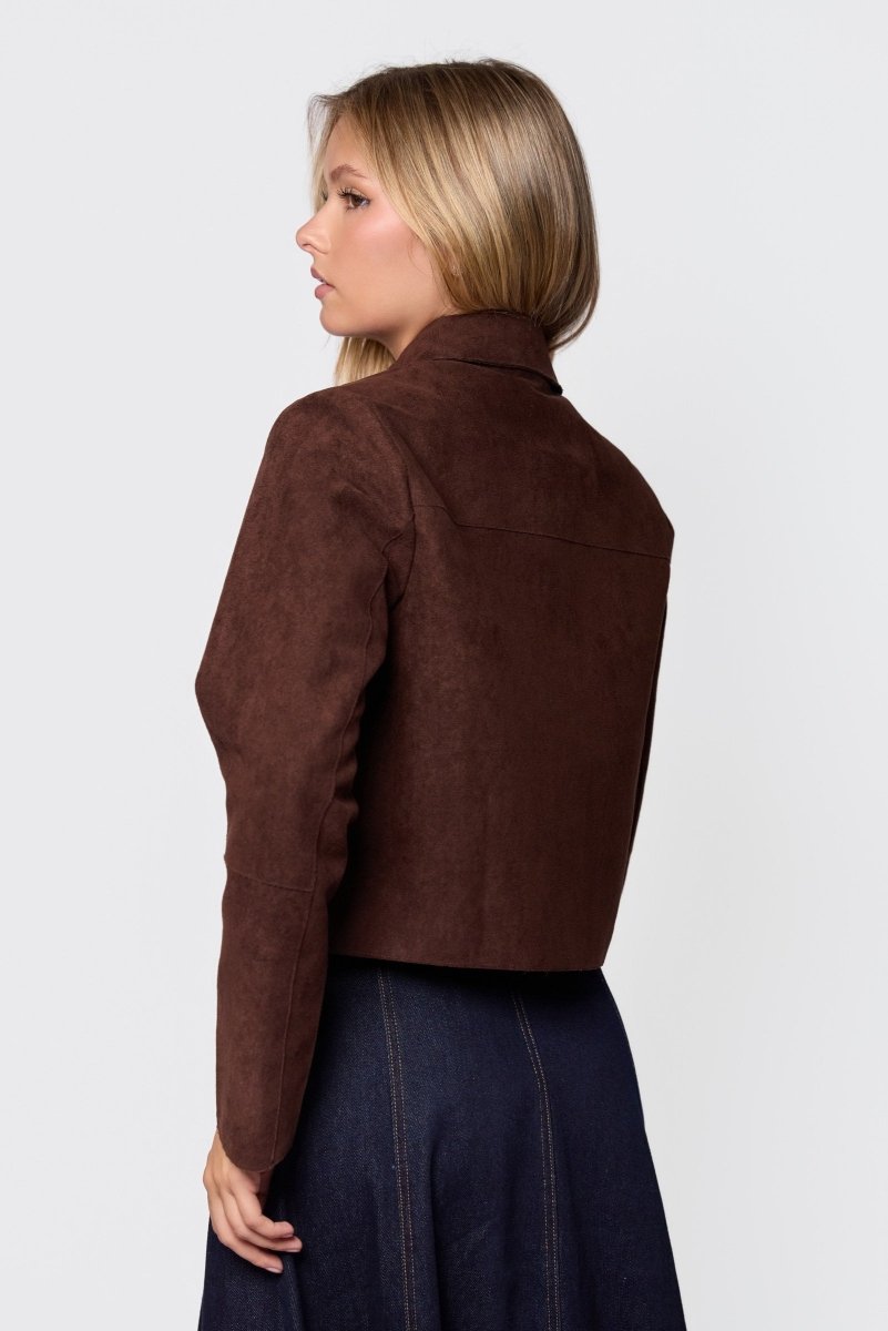 Britt Jacket (Brown) - Top - Yakira Bella