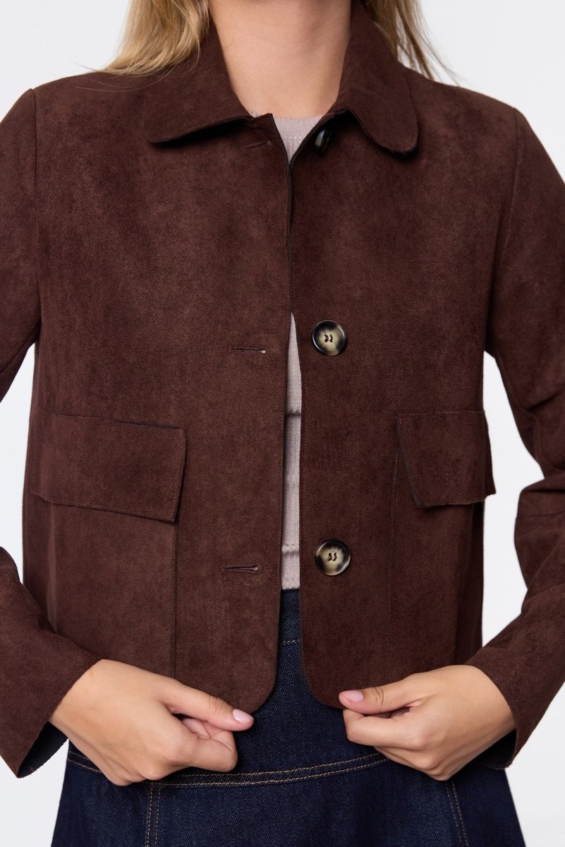 Britt Jacket (Brown) - Top - Yakira Bella