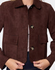 Britt Jacket (Brown) - Top - Yakira Bella