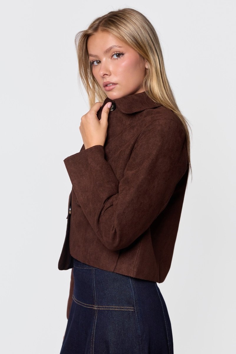 Britt Jacket (Brown) - Top - Yakira Bella