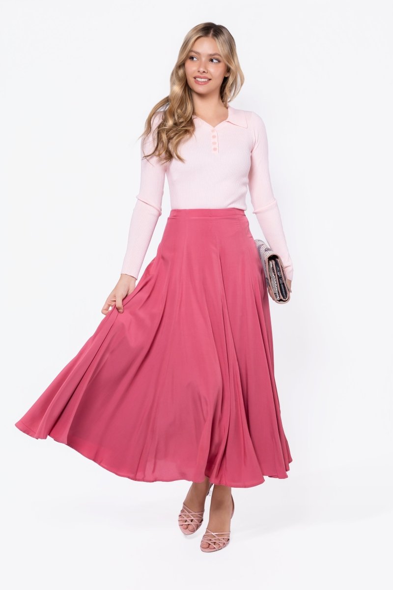 Calia Skirt (Pink) - Skirt - Yakira Bella